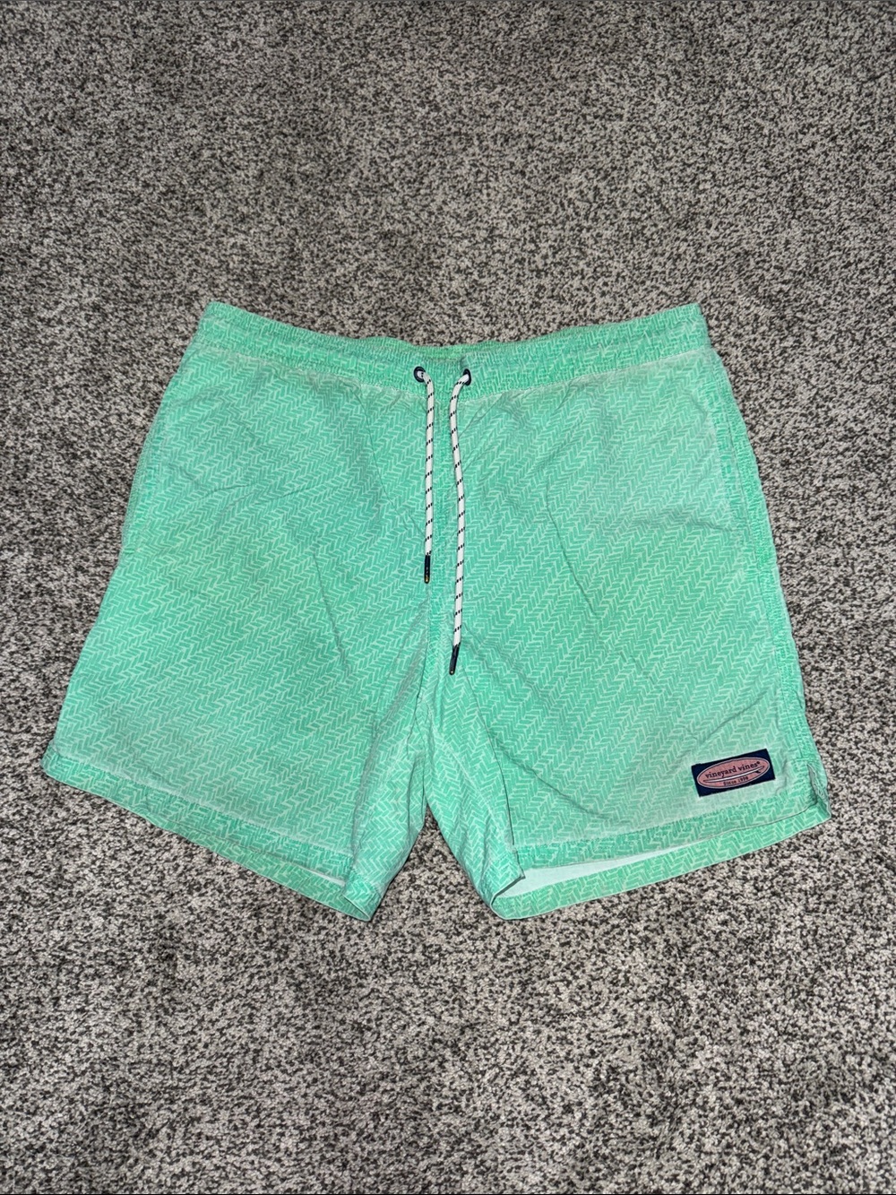 Vineyard Vines Mint/Celadon Men's Swim Board Shorts